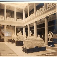 c1920s Washington DC RPPC Corcoran Sculpture Hall Photo Art Gallery Postcard A97 picture