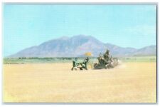 c1960 Mt. Nebo Tractor Exterior Field Grains Nephi Utah Vintage Antique Postcard picture