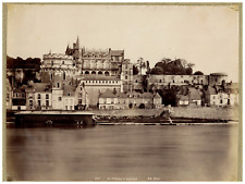 France, Amboise, the castle, photo. N.D. Vintage print, albumin print 21 print picture