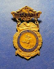 1912 DELEGATE ROCKVILLE CENTRE N.Y. 17TH ANNUAL CONVENTION ASSN TOKENc339TXXX  picture