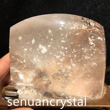 4.09LB Rare Natural Pink Rutile Quartz Crystal Mineral specimen Reiki+stand picture