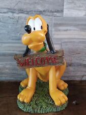 DISNEY PLUTO With Welcome Sign 9.5