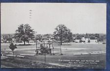 1956 East Palestine Ohio City Park Baseball Field Postcard picture