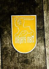 Data Meyers Manxter Buggy Arms Yellow Shield Type Id-Plate Panel s66 Manx picture