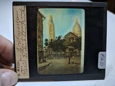 HISTORIC Colored Glass Magic Lantern Slide EAO St Peter's Church Sacred Heart picture