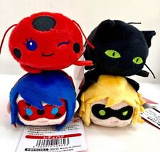 Miraculous Tales of Ladybug & Cat Noir Otedama Plush Toy Set of 4 picture