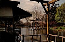 Japanese Garden, Brooklyn Botanic Garden, Brooklyn, New York NY chrome Postcard picture