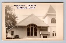 Loveland OH-Ohio RPPC, Methodist Church, Antique, Vintage Postcard picture