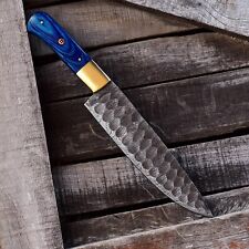 custom handmade Damascus Steel chef knife kitchen knife x16 picture