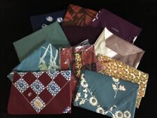 V0876 Japanese Vintage Wrapping Cloth FUROSHIKI Assortment 10pc Flower picture