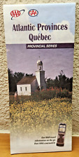 2010 Atlantic Canadian Provinces & Quebec, AAA/CAA Road Map- Excellent Condition picture