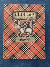 Vintage HIGHLAND OUTERWEAR Clothes Gift Box - Empty picture