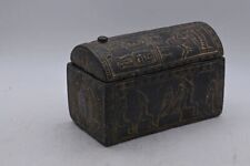An Ancient Egyptian Box with Pharaonic Inscriptions and a Heavy Stone Made Egyp picture