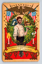 Abraham Lincoln Centennial Anniversary Postcard picture