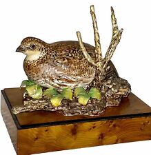 Rare-500 Made- Royal Worcester 1959 Bob-White Quail Hen By Ronald Van Ruyckevelt picture
