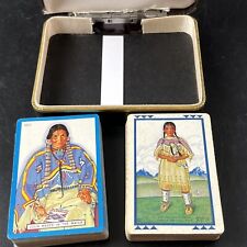 2 Decks Great Northern Railway Playing Cards Native American Art Reiss No Jokers picture