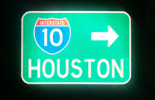 HOUSTON Interstate 10 route road sign - Texas, Austin, Dallas, Fort Worth picture