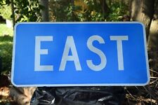 AUTHENTIC DECOMISSIONED DOT INTERSTATE HIGHWAY TRAFFIC METAL SIGN EAST 30