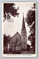 Wausa NE-Nebraska, Swedish Lutheran Church, c1940 Antique Vintage Postcard picture