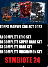 ⭐TOPPS MARVEL COLLECT SYMBIOTE COLLECTION 24 COMPLETE EPIC/ SR/ RARE/ UC SETS⭐ picture