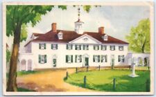 Postcard West Front Mount Vernon Virginia USA North America picture