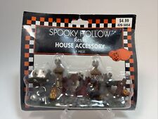 VTG Spooky Hollow Resin House Accessory Halloween Ghost Mummy Pumpkin NIB picture