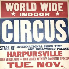 1965 International Showtime Hollywood Palace Circus Poster Harpursville New York picture
