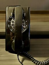 Crosley Retro Push Button Rotary Wall Mount Black Telephone CR-57  NO CORD picture