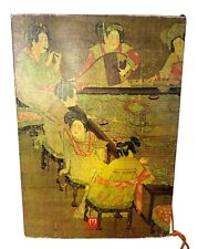 Vtg 1980’s Tang Dynasty Imperial Palace Painting MANDARIN Hotel Dinner Menu picture