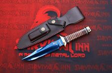 CUSTOM HANDMADE COLD STEEL SOG BOWIE KNIFE WITH LEATHER SHEATH NEW EDITION picture
