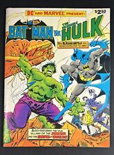 Batman vs. The Incredible Hulk #1 DC & Marvel Presents Treasury 1981 picture