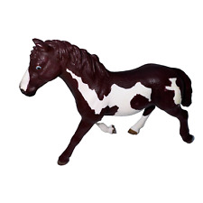 Schleich Paint Pinto Horse Brown Western Mare Cowboy Retired Toy 5.5