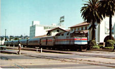 San Diegan Amtrak General Motors F40PH 3000HP Locomotive Train 1976 Postcard picture