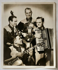 ROY HUDGENS and KNIGHT RANGERS vintage promo photo country western KMBC radio picture