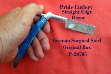 Pride Cutlery Straight Egde Razor   2 3/4''Blade Original Box   V-Fine condition picture