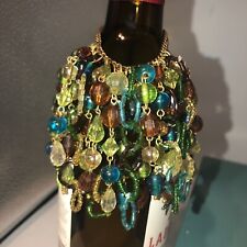 Wine Bottle Stopper Seal Beaded Wine Bottle Necklace Charms Fun picture