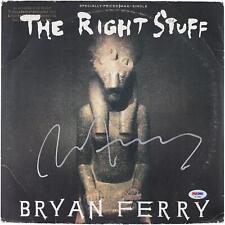 Bryan Ferry Autographed The Right Stuff Album PSA picture