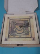 Sanoma County Clay Co. Santa Rosa Fresco Art Tile Clock By Michael Stong D5 picture