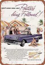 METAL SIGN - 1957 Pontiac Vintage Ad 18 - Old Retro Rusty Look picture