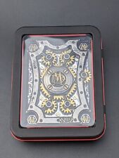 Dale Mathis 3D mechanical Silver / Gold No. 2  Playing cards in signature case picture