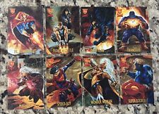 1996 Fleer Skybox Amalgam (Marvel Vs DC) Canvas Insert Near Set (8/9) Missing #4 picture