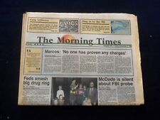 1988 DEC 2 THE MORNING TIMES NEWSPAPER-SCRANTON, PA- FERDINAND MARCOS - NP 6135 picture