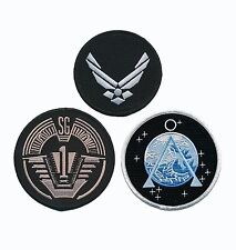 Stargate SG-1 Uniform/Costume Patch Set of 3 pcs PATCH [IRON ON SEW ON] picture