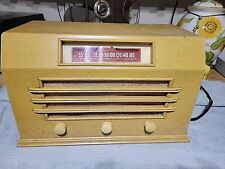 RARE VINTAGE 1940s Learadio MODEL 6615 ? AM Wood Tube Radio WORKS  picture