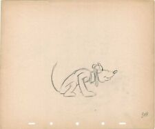 1937 WALT DISNEY PLUTO ORIGINAL PRODUCTION DRAWING ANIMATION ART PAGE HH 1930s picture