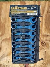Vntg Craftsman Professional 7pc SAE Short Stubby Combination Wrench Set 44101 US picture