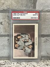 1959 Fleer The 3 Three Stooges #24 Look Out Below, PSA 9 MINT picture