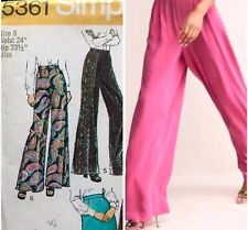vtg 1970s wide leg pants, skirt Sewing Pattern Simplicity 5361 Sz 8 picture
