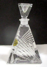 Vintage RCR ~ ROYAL CRYSTAL ROCK Lead Crystal Pyramid  Perfume Bottle picture