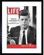 MAGAZINE COVER LIFE JFK JOHN KENNEDY PRESIDENT FRAME  picture